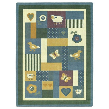 Joy Carpets Kid Essentials, Infants And Toddlers Baby Love Rug, Soft, 3'10"X5'4"