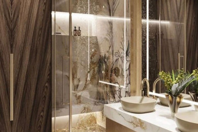 Example of a bathroom design in Other
