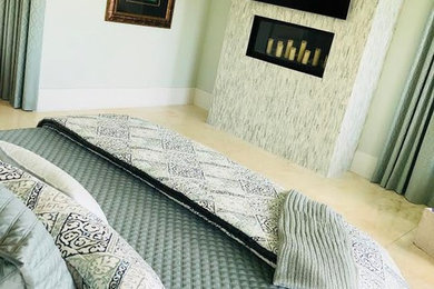 Inspiration for a transitional bedroom remodel in Tampa