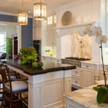 Blue kitchens