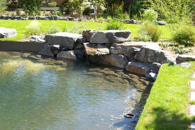 Moderner Garten in Leipzig