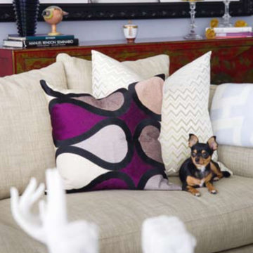 Eclectic Living & Dining Room