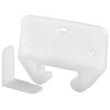 Drawer Track Guide and Glides, White Polyethylene