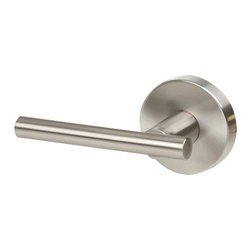 Designers Impressions - Designers Impressions Kain Design Door Lever, Satin Nickel, Dummy, Inactive D - Door Levers