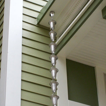Chicago, IL Exterior Remodel Hardie Heathered Moss Siding