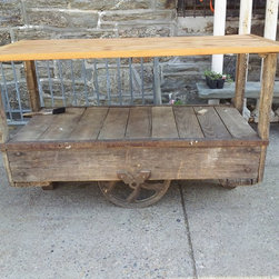 Industrial Cart Island - Kitchen Islands And Kitchen Carts
