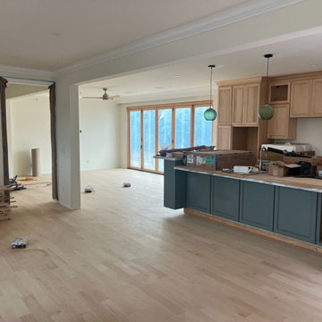 Home + Kitchen Remodel - Light Browns & Green Hues