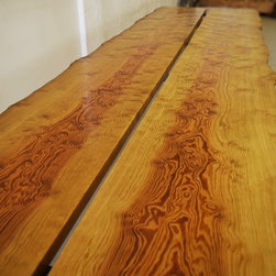 River Reclaimed Curly Sinker Pine Table - Dining Tables