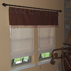 Flat and Hobbled Roman Shades - Products
