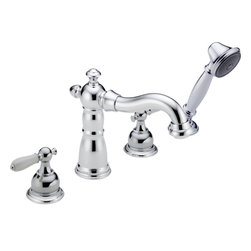 Delta Victorian&reg; Roman Tub With Hand Shower Trim - Tub And Shower Faucet Sets