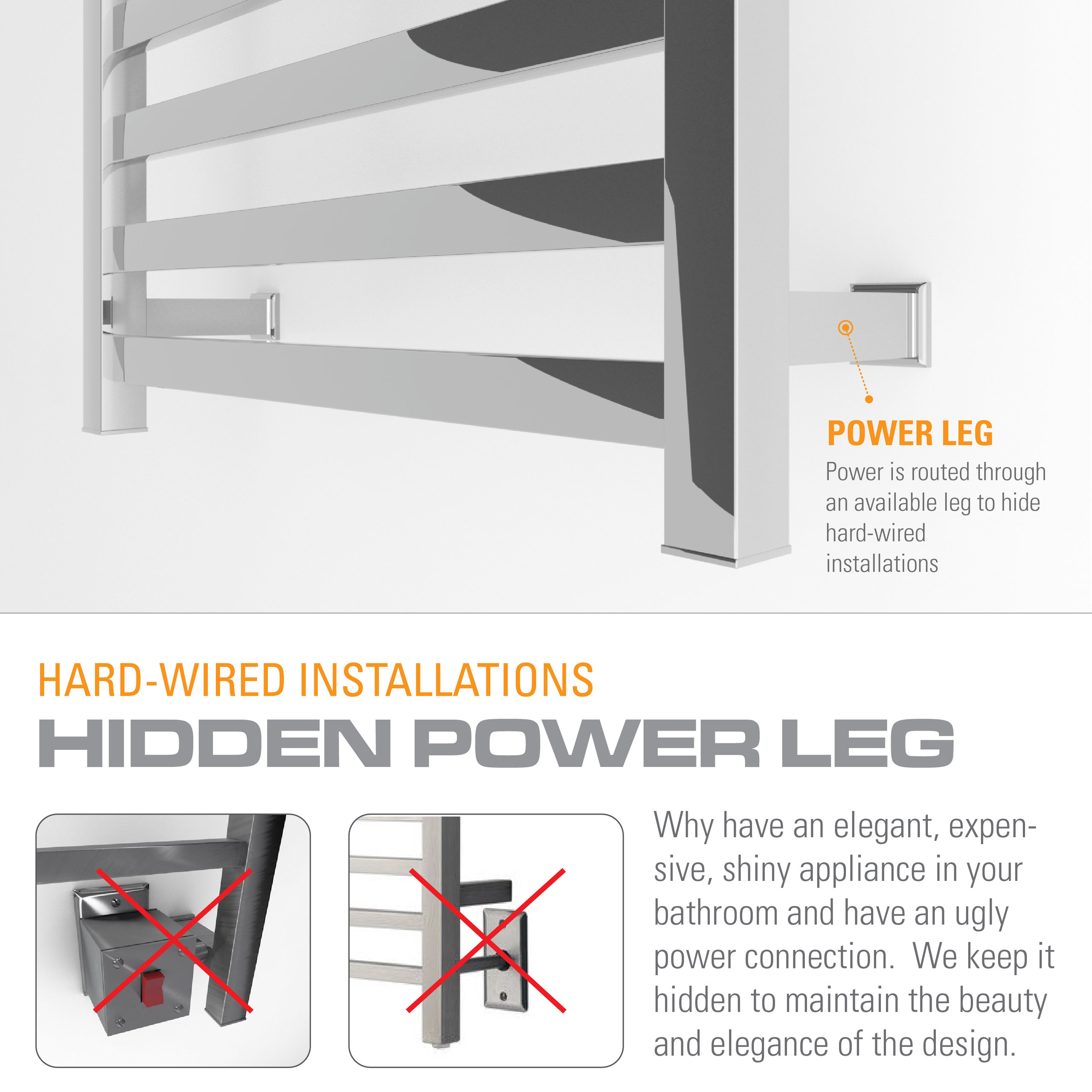 Brandon basics towel warmer modern towel warmers by efex media