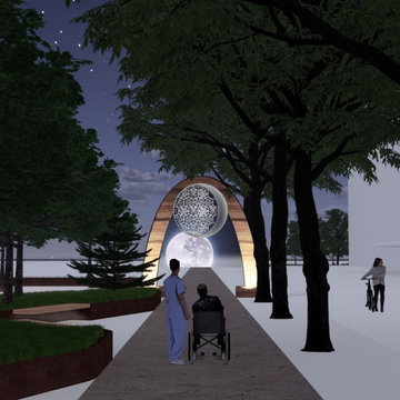 Public Art- Moon Healing Garden