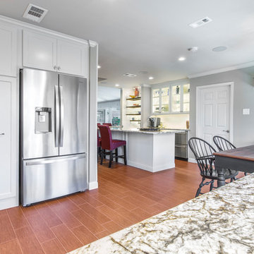 Hello, Open & Flowing Floor Plan! A Complete Kitchen & Bar Area Remodel