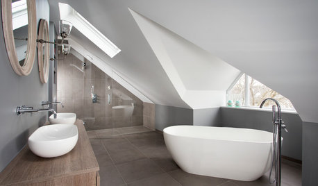 10 salles de bains sous pente réussies