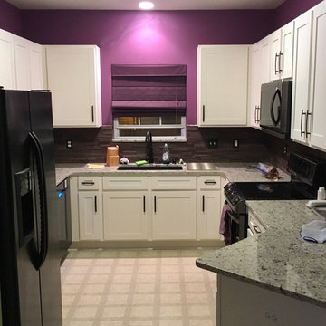 Shaker-Style Kitchen Cabinet Refinishing