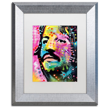 Dean Russo 'Ringo Starr' Framed Art, Silver Frame, 11"x14", White Matte