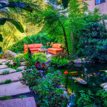 Private Koi Pond & Meditation Garden