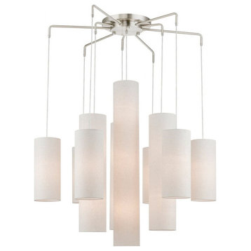 15 Light Foyer Chandelier In Contemporary Style-43 Inches Tall and 44.5 Inches