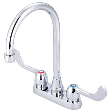 Pioneer Faucets 0084-ELS17 Central Brass 1.5 GPM Centerset Bar - Polished
