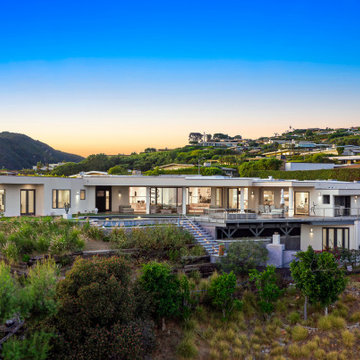Stunning house with mega views in Pacific Palisades, CA.