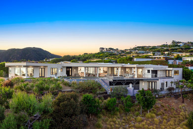 Stunning house with mega views in Pacific Palisades, CA.