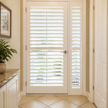 Plantation Shutters Florida | Living Room & Master Bedroom | Luxury Florida Home