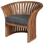 Elk Home - Elk Home 2317003GO Teak - 23" Barrel Outdoor Chair Cushion - Single cushion in Outdoor Cream Fabric