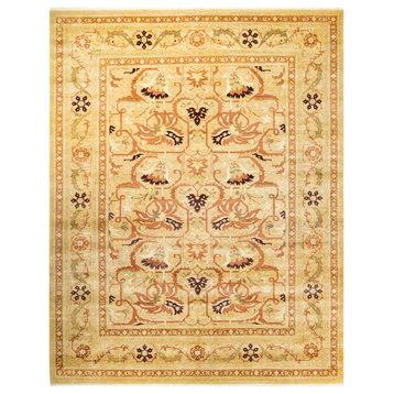 Mogul, One-of-a-Kind Hand-Knotted Area Rug Yellow, 9'3"x11'8"