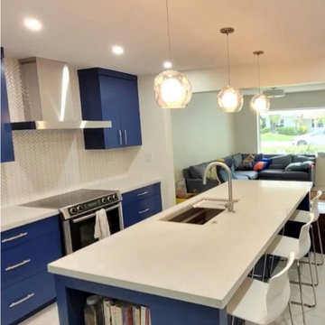 South Miami Blue Kitchen