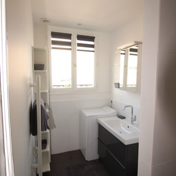 Rénovation d'un studio avec balcon sur les toits de Paris