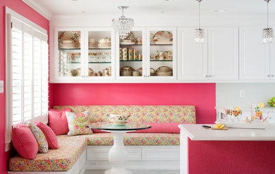 Kitchen of the Week: A Punch of Pink for a White Kitchen