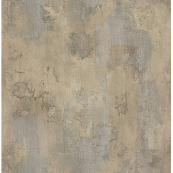 Seabrook wallpaper in Gray, Metallic Gold MT81802