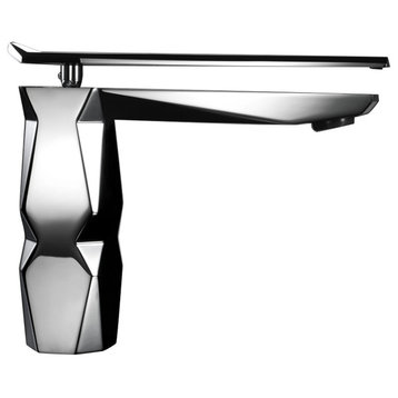 Ikon Luxury Bathroom Faucet, Chrome, Without pop-up drain