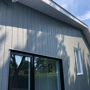 Roof Structure and Exterior siding change (Plus extension of roof)
