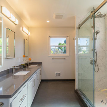 two bathrooms remodel