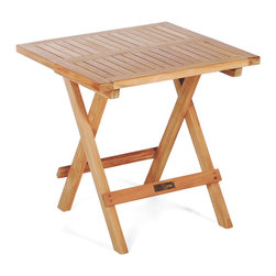 Wintons Teak Rennes Folding Picnic Table - Outdoor Lounge Furniture