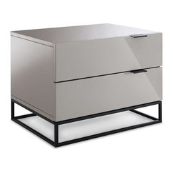 Plano Contemporary Nightstand - Nightstands And Bedside Tables