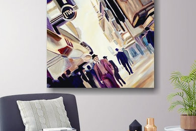 Home design - contemporary home design idea in Dallas