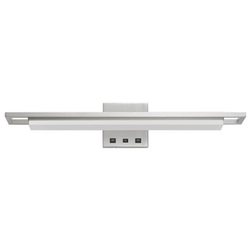 Newry Wall Sconce, Brushed Steel