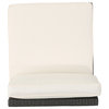 GDF Studio 6-Piece Reddingto Outdoor 5-Seater Wicker V Shaped Sectional Sofa Set