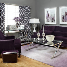 aubergine/purple rooms