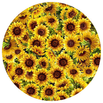 Andreas Sunflower Trivet, 8" Round