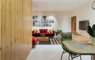 Rajkot Houzz: This Home Comes Alive With Wood, Colours & Textures