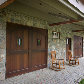 Sometimes exterior walls call for natural stone