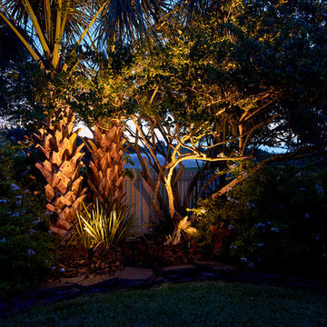 Golf Course Backyard Beauty - Landscape Lighting Installation