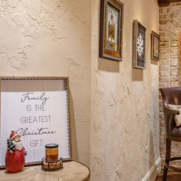 Old World Inspired Walkout Basement Meets Smart Technologies