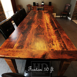 Reclaimed Wood Harvest Tables - Products