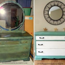Two Toned Waterfall Dresser - Products