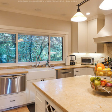 Stunning Kitchen with New Sliding Window - Renewal by Andersen Bay Area, San Fra