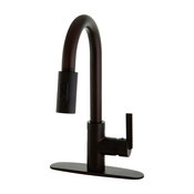 Gourmetier GS8785CTL Continental Single Handle Faucet With Pull Down Spout Oil R